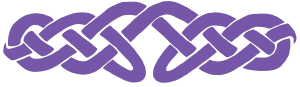 divider celtic knot purple